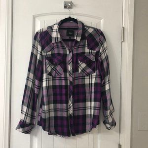 Rails Long Sleeve Button Down Top